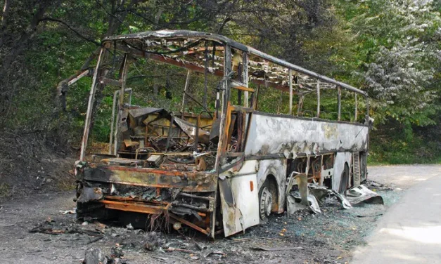 Givati soldiers escape moments before bus erupts in flames
