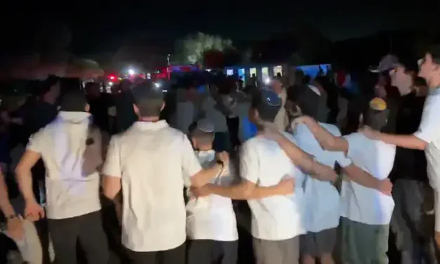 Watch: ‘Second hakafot’ at scene of the 7/10 Nova massacre