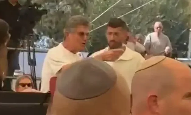 ‘You didn’t protect my son’: Memorial ceremony erupts as bereaved father heckles Netanyahu