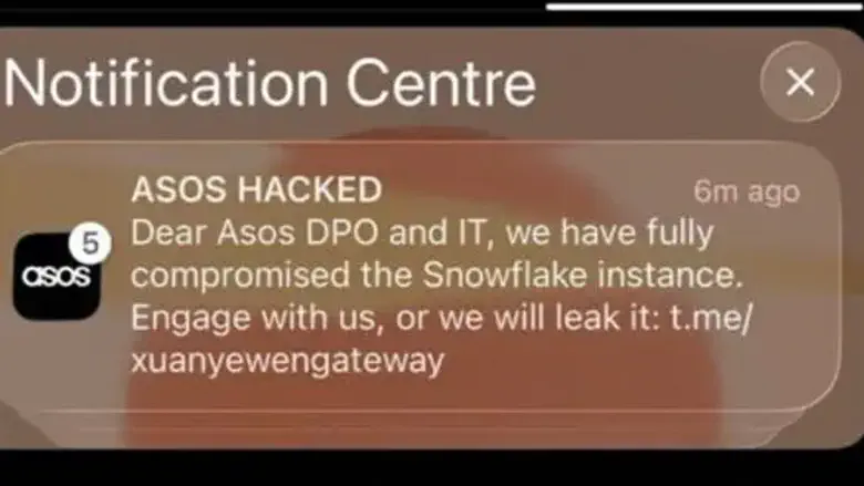 ASOS users hit with alarming hack warning from official app