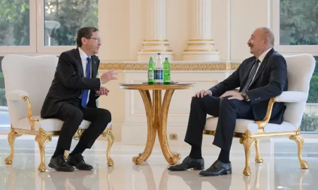 Herzog meets Azerbaijani President in Baku: ‘Our friendship is of deep value’