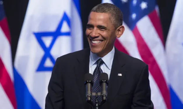 Obama claims Israel takes land from Palestinians
