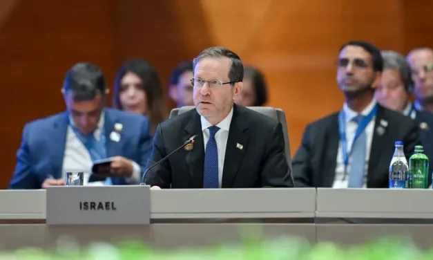 Herzog at Azerbaijan summit: ‘Peace cannot exist with terror’