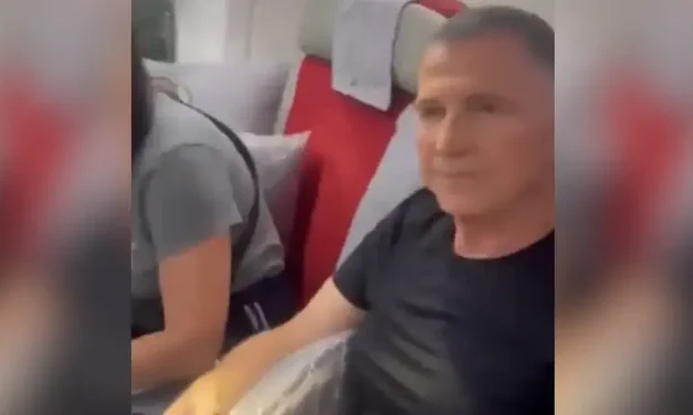 ‘We’ve finished you off!’: Edelstein harassed mid-flight