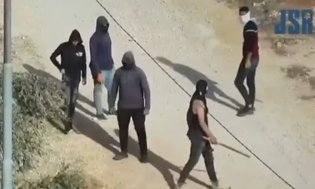 During olive harvest: Israelis injured as Palestinian Arab rioters set fire to Jewish farm