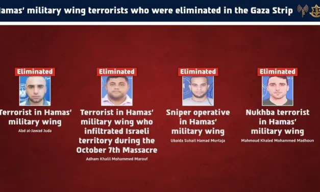 IDF eliminates 4 Hamas terrorists, including October 7 attacker