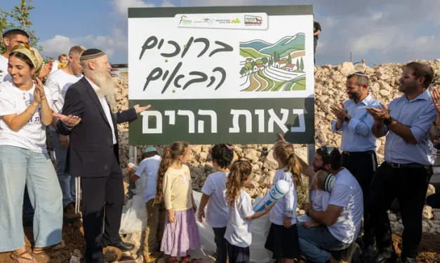 New community inaugurated 30 days after deadly terror attack