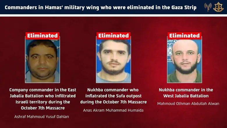 IDF eliminates October 7th terrorists