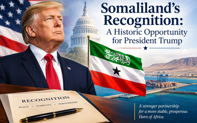 Mohamed Abdi Idiris | Somaliland’s Recognition: A Historic Opportunity For President Trump