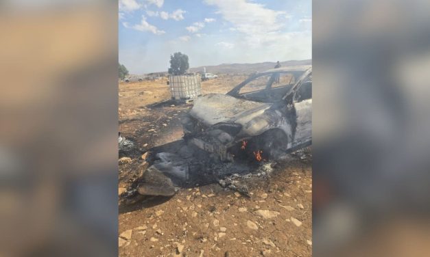 Israeli West Bank residents crash vehicle into terrorist after arson, attempted stabbing attack