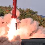North Korea’s Kim showcases missile capable of reaching US as Trump signals possible meeting