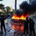 Israeli embassy temporarily closed as Albanian protesters clash with police in Tirana