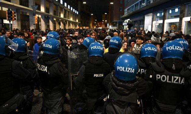 Heavy police presence deployed to counter massive protests across Italy following violent clashes
