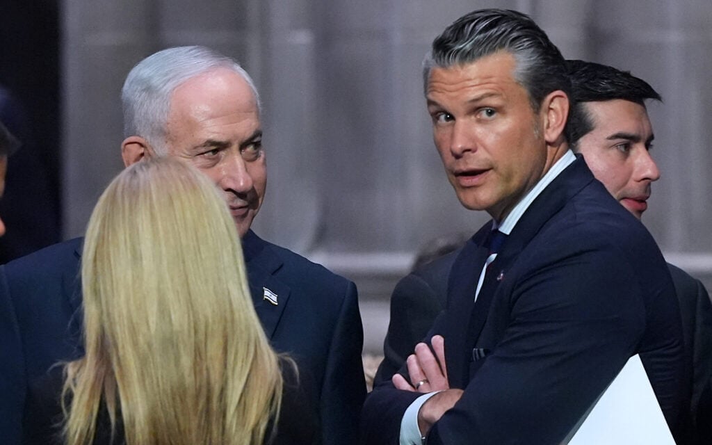 ‘Had a chance to talk’: Hegseth confirms meeting Netanyahu when visiting troops in Israel