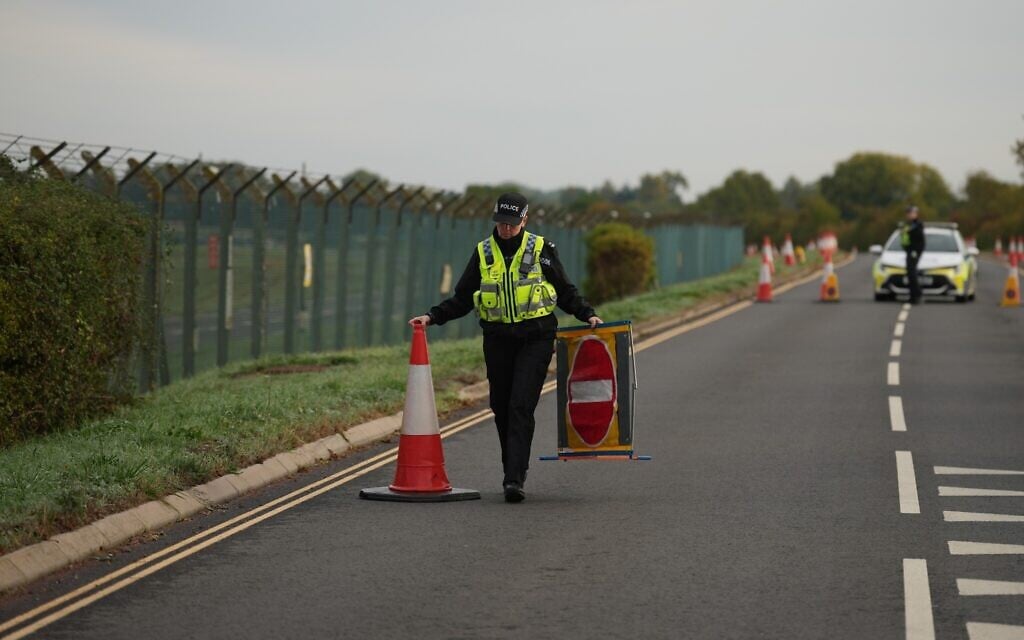 UK police rearrest duo suspected of helping Iranian intel over RAF Fairford incident