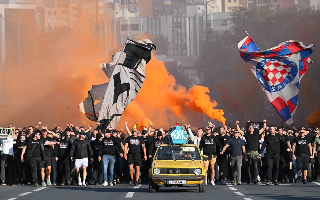 23 people charged over antisemitic, pro-Nazi chants ahead of Croatia soccer match