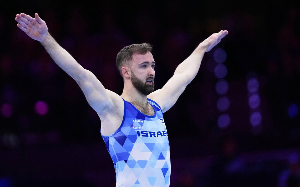 Israeli gymnast Artem Dolgopyat wins bronze at World Championships in Rotterdam