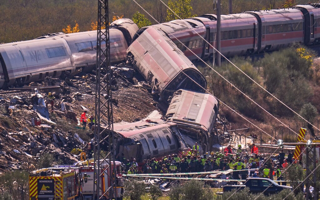 At least 64 killed as high-speed trains collide in central Spain