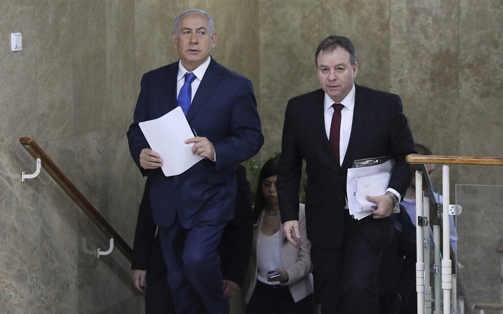 Likud says Netanyahu will sue ex-aide who said he should be considered a ‘Qatari agent’