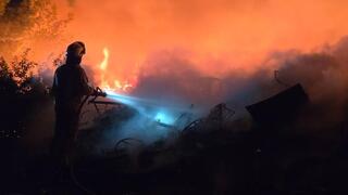 Large waste fire threatens northern Israel forests
