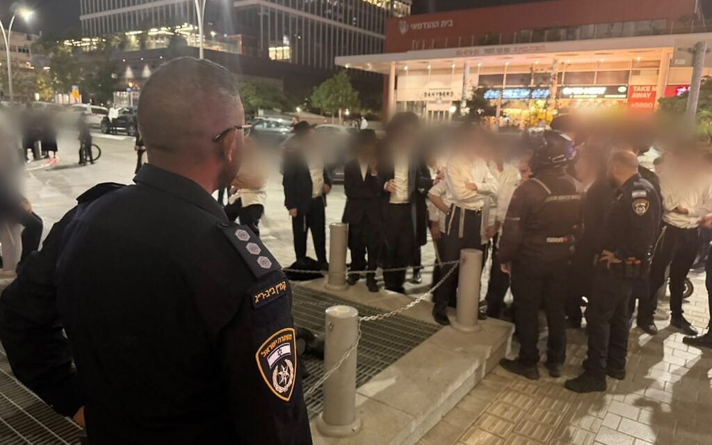2 arrested in Bnei Brak amid rioting at building housing ultra-Orthodox IDF program