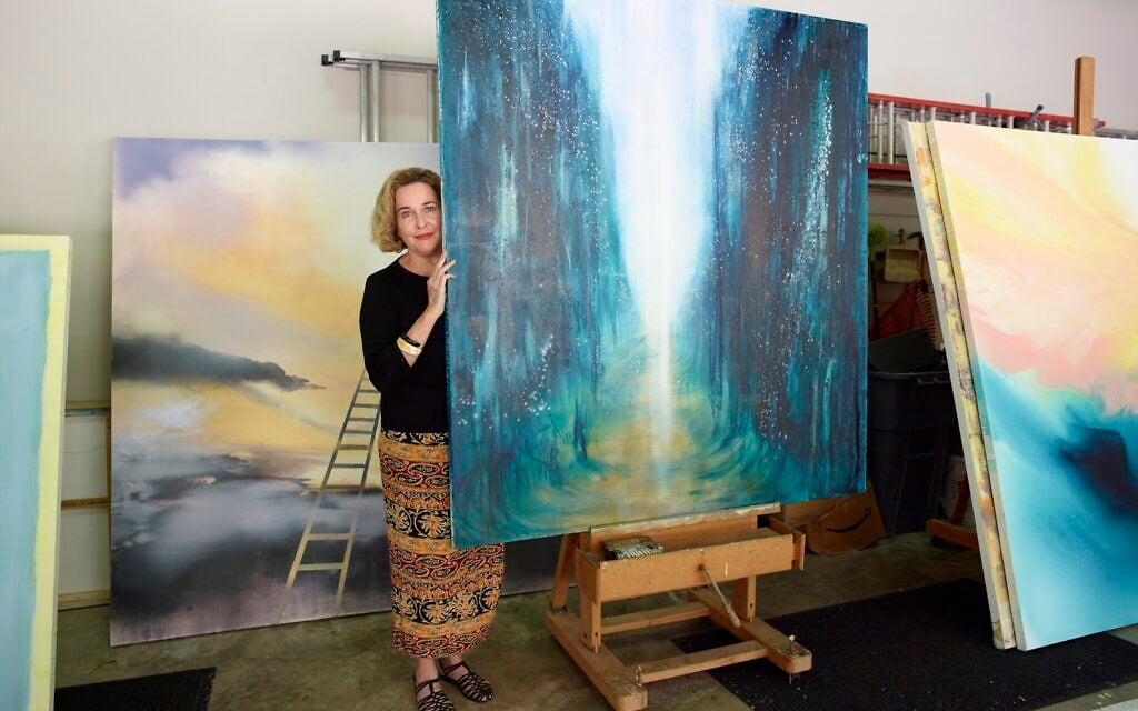 Two Holocaust survivors kept their Jewish roots secret. Now their painter daughter draws on them