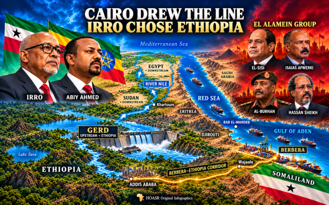 Nassir Hussein Kahin | Cairo Drew the Line in El Alamein and  President Irro Chose Ethiopia