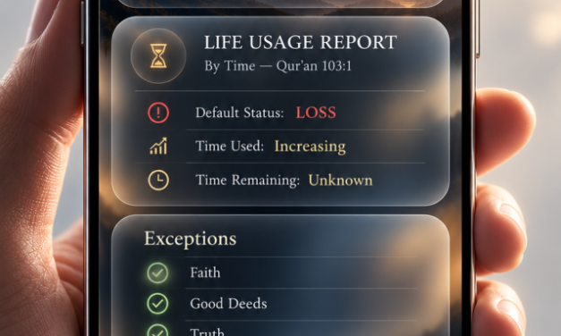 Ibrahim Mukherjee | One Idea Tafsir No.2 – Screen Time Report.