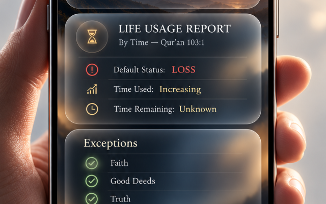 Ibrahim Mukherjee | One Idea Tafsir No.2 – Screen Time Report.