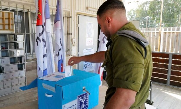 Israeli soldiers cast election ballots at bases, outposts and beyond borders