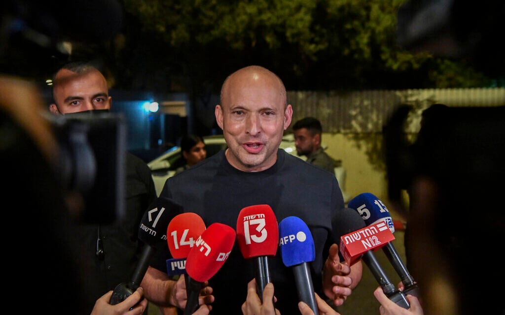 Bennett accuses Netanyahu of asking October 7 victims to ‘kiss’ his hand
