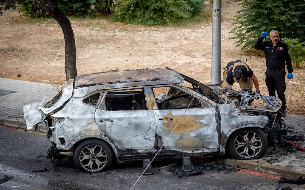 Mob boss said injured in Jerusalem car bombing along with 13-year-old son