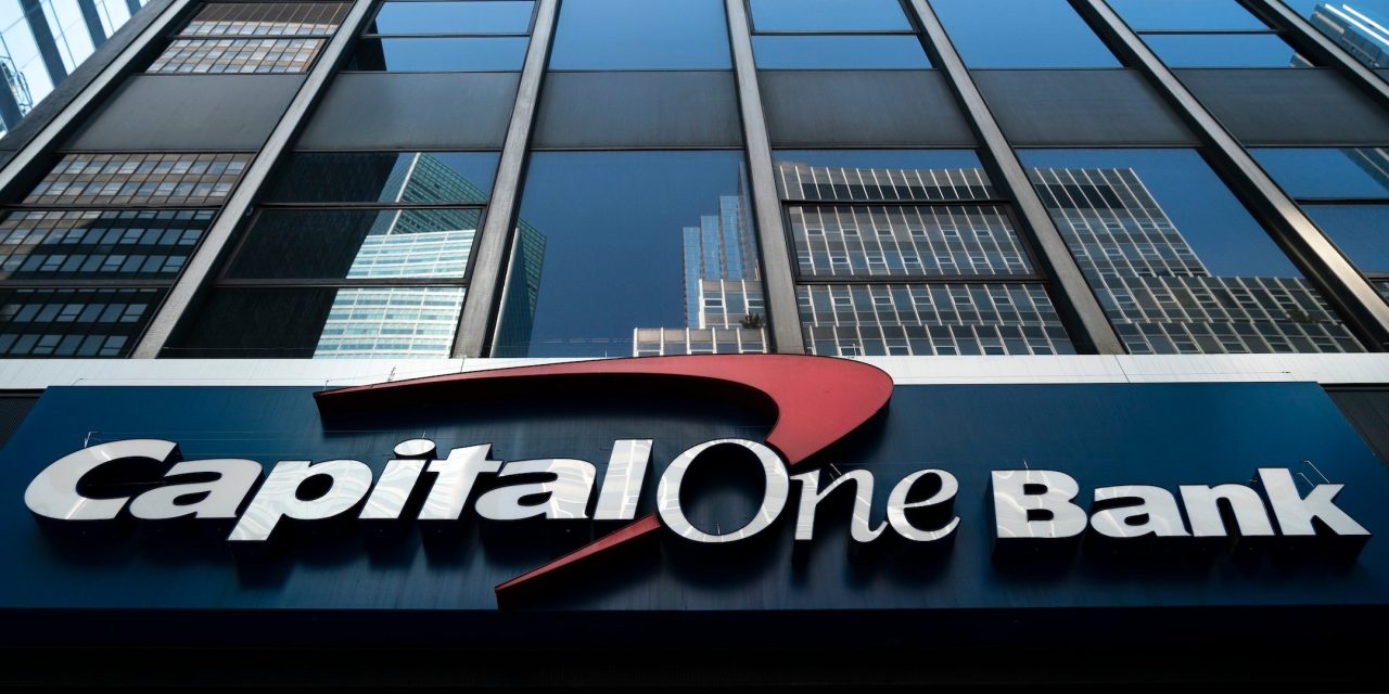 Capital One branch has windows smashed, ‘PAL ACTION’ graffitied