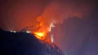 Hitler’s favorite mountain retreat goes up in flames as 200 firefighters battle blaze