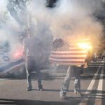 Protesters burn Israeli, US flags as student demonstrations sweep Italy | Watch