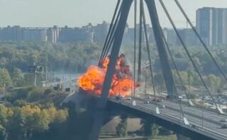 Russia strikes Kyiv bridges with drones as Putin escalates attacks on Ukraine