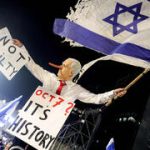 Three days before election, tens of thousands rally in Tel Aviv for October 7 state inquiry