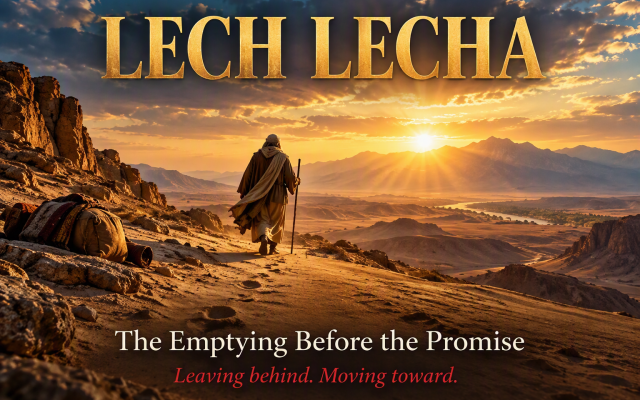 Eliezer Avraham | Lech Lecha: The Emptying Before the Promise
