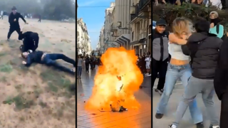 Teen loses hand to police grenade as French school protests enter second week