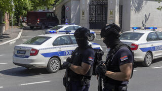 Knife-wielding attacker shot dead outside Israeli Embassy in Belgrade