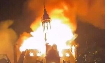 France in flames: Historic city hall collapses as riots spread | Watch