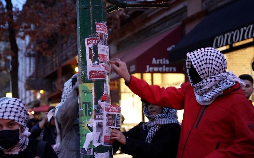 ‘Torn’ documentary on battle over Israeli hostage posters wins New York Emmy award