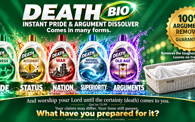 Ibrahim Mukherjee | Industrial Cleaner for Pride – 100% arguments gone