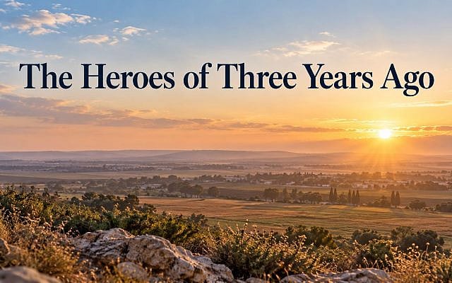 Ben Lazarus | The Heroes of Three Years Ago