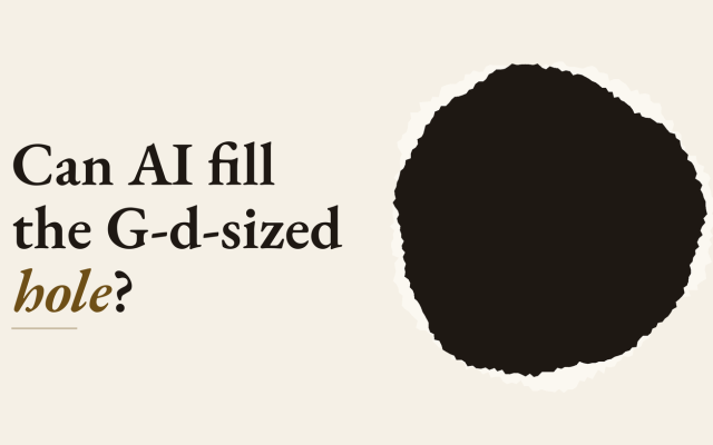 Mark Frankel | Can AI Fill the G-d-Sized Hole?