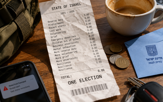Marni Davimes | Congratulations, you survived the war. Your reward is an election