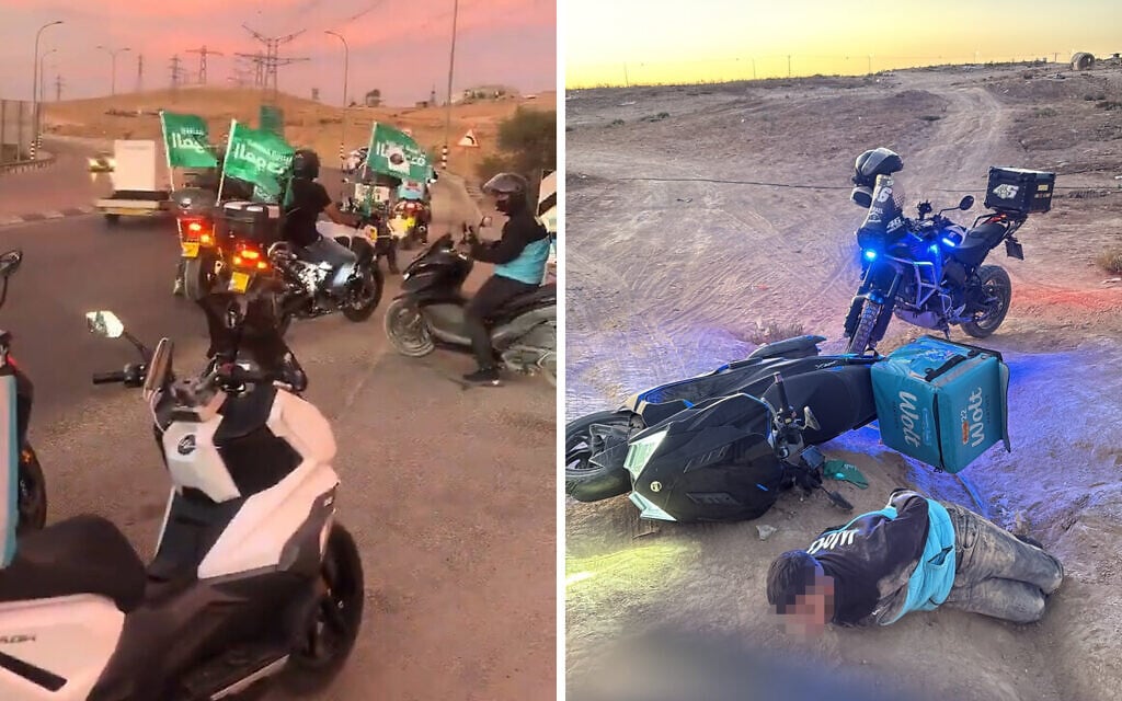 Ben Gvir touts arrests of Ra’am biker convoy, claims scenes reminiscent of Oct. 7