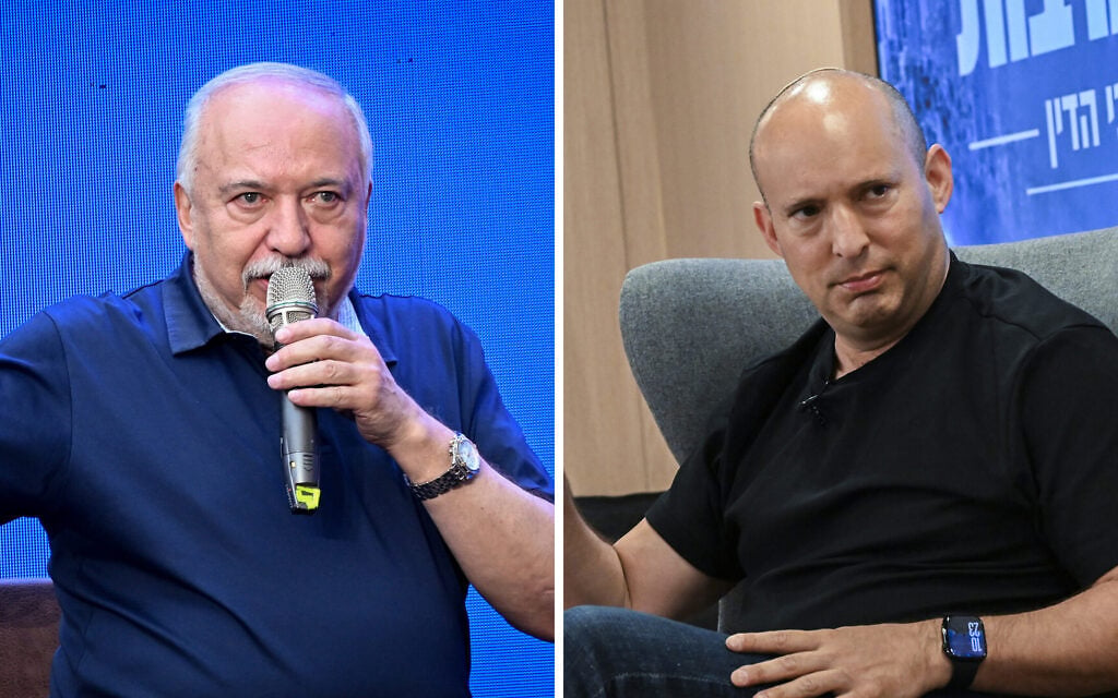 Bennett, Liberman lay out plans to pass laws against Netanyahu immediately after election