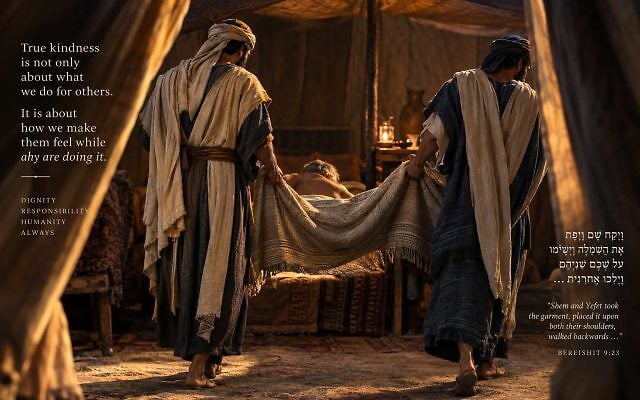 Ben Lazarus | Shem and Yefet – When Dignity Depends on Others