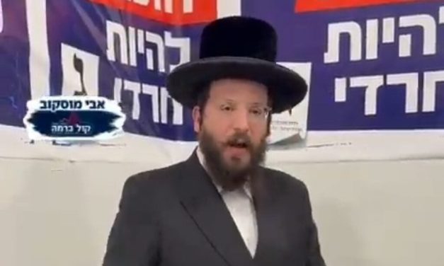 Outrage as UTJ candidate likens situation of ultra-Orthodox in Israel to Jews in Holocaust